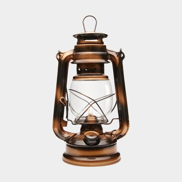 Stormlykta / fotogenlykta NOCK Mysingen X, 250 mm, kopparfärgad, med veke + 1 liter lampolja