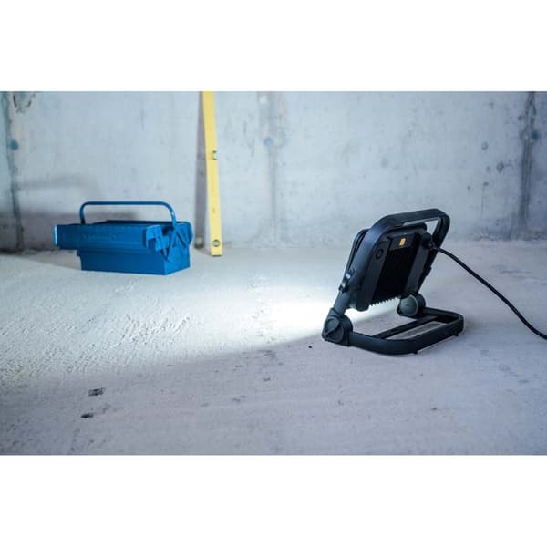brennenstuhl Mobil LED-bygglampa JARO 14060 M / LED-arbetslampa 100W för utomhusbruk (LED-strålkastare med 5m kabel, LED-nödbelysning med 11500lm till