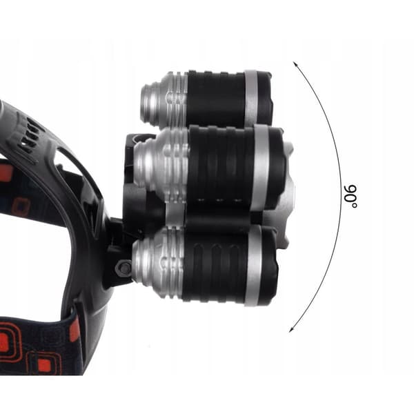 Huvudlampa - 5 x LED