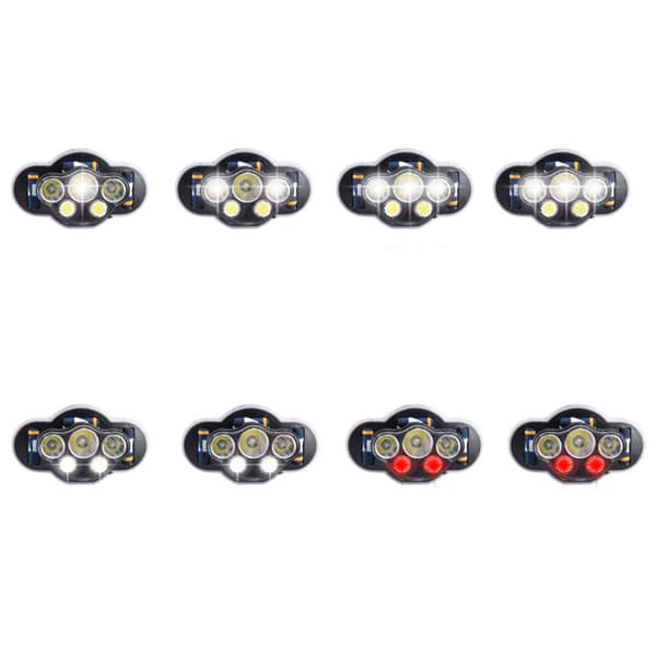Kraftfull Praktiskt Pannlampa T6 COB LED