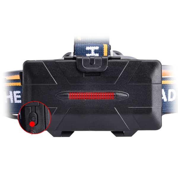 Kraftfull Praktiskt Pannlampa T6 COB LED