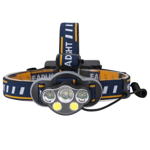 Kraftfull Praktiskt Pannlampa T6 COB LED