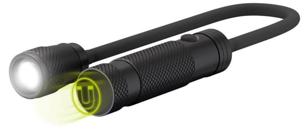 Goobay LED-arbetslampa Zoom 230 med 230 lm och kallt vitt ljus (8000 K), perfekt för arbete, fritid och i bilen