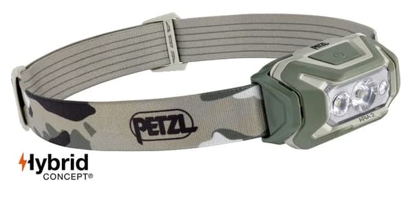 PETZL ARIA 2 RGB 450 lm, pannlampa med rött, blått, grönt ljus