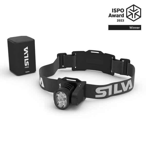 SILVA FREE 3000 L 38228, uppladdningsbar pannlampa 3000 lumen