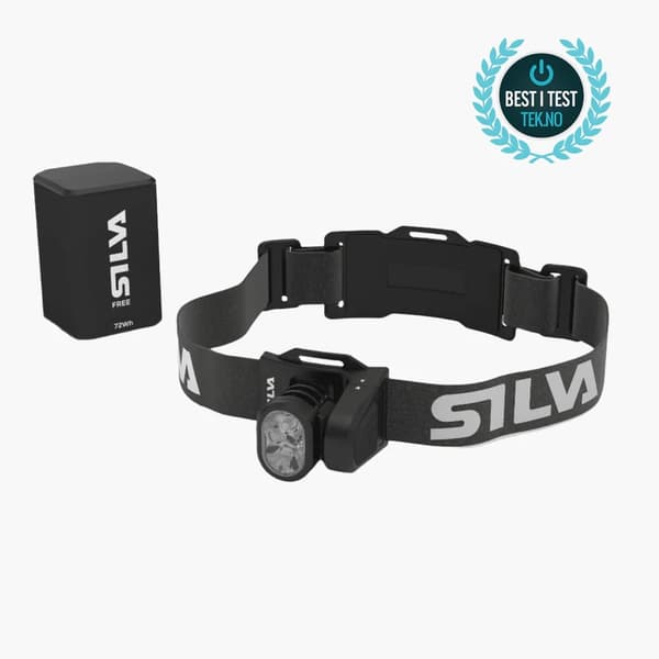 SILVA FREE 2000 L 38225, uppladdningsbar pannlampa 2000 lumen