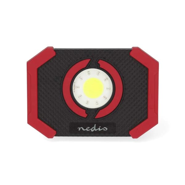 Nedis Arbetslampa | 10 W | Batteridriven | 5 V DC | N/A | Uppladdningsbara | Belysning varaktighet: 10 h | 1000 lm | Belysningsräckvidd: 30 m