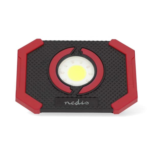 Nedis Arbetslampa | 10 W | Batteridriven | 5 V DC | N/A | Uppladdningsbara | Belysning varaktighet: 10 h | 1000 lm | Belysningsräckvidd: 30 m