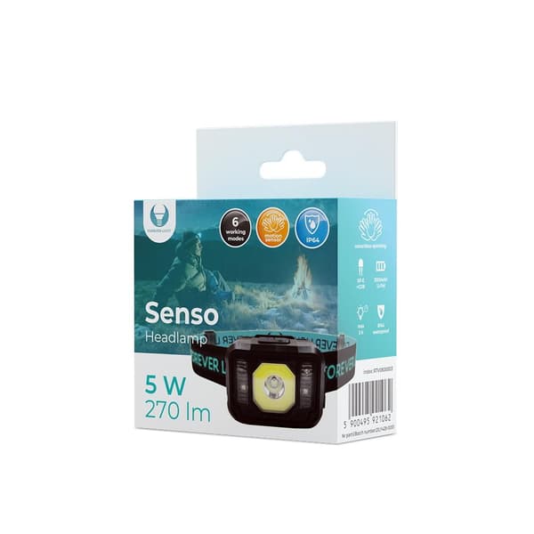 Forever 3x LED Senso pandelampe med bevægelsessensor