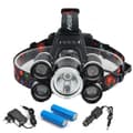 Miniatyrbild 2 av 5: Superstark pannlampa CREE T6 inkl Laddbara Batterier och Laddare