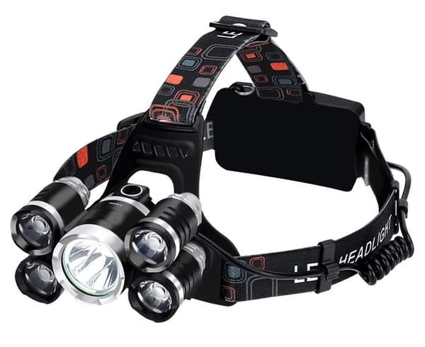 LED-huvudlampa / Pannlampa - T6