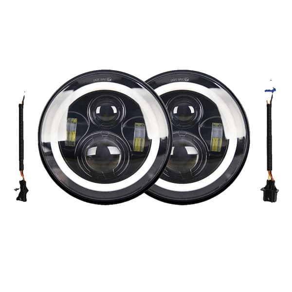 LED-forlygter, Hi/lav Beam, Auto LED-kørsel, 1 stykke 2 Piece