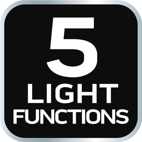 LED-otsakevalaisin 2 in 1