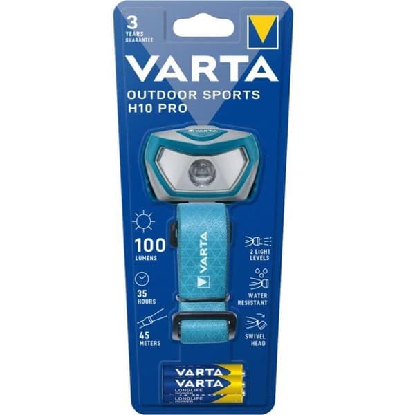 Outdoor Sports H10 pro VARTA pannlampa