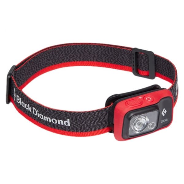 Black Diamond Cosmo 350 pannlampa Svart, Röd
