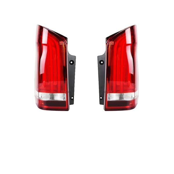 Bil LED-bakljus, dynamisk bromsljusfunktion, 12V spänning,Röd