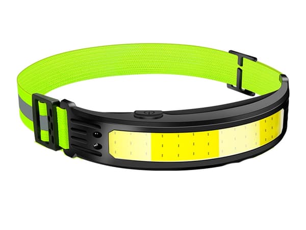COB LED-otsalamppu / Päälamppu heijastimella – Ladattava