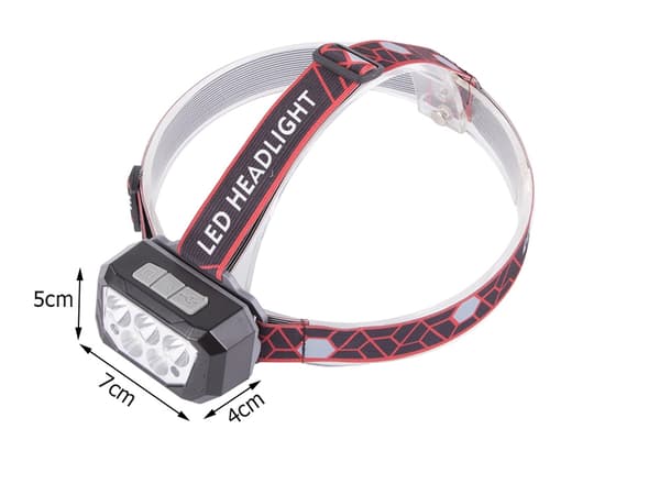 Otsalamppu Ladattava - XHP30 LED - SQ-870