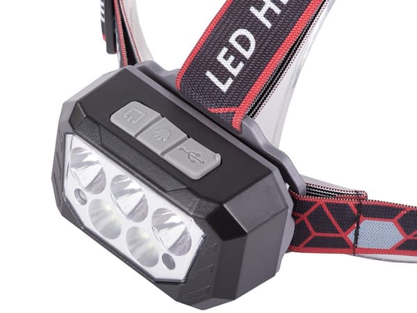 Otsalamppu Ladattava - XHP30 LED - SQ-870