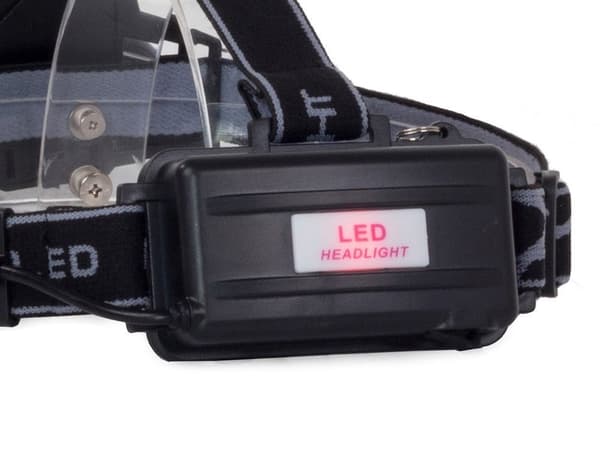 LED-huvudlampa / Pannlampa - T6 - Uppladdningsbar