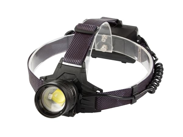 LED-huvudlampa / Pannlampa - Uppladdningsbar