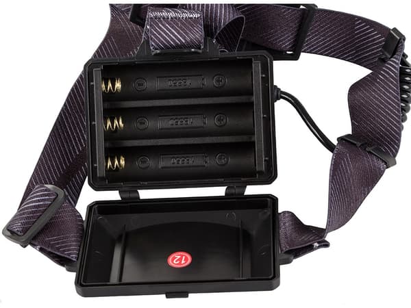LED-huvudlampa / Pannlampa med Powerbank - Uppladdningsbar