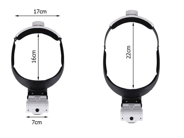 Pannlampa okular 2 led upplyst
