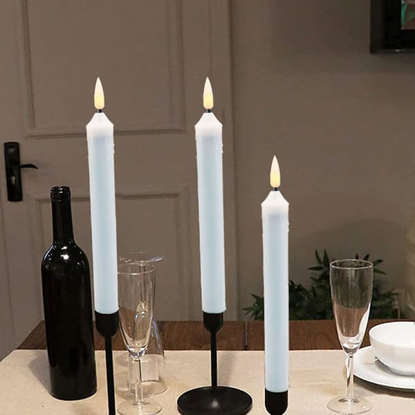 LED lysekrone med varmt hvidt lys - 2-pak