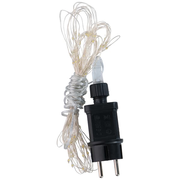 LED-stripe med kobberfarget kabel og 120 LED-lys - 3m