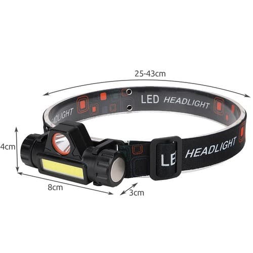 2-Pack pandelampe 4-i-1 vandtæt LED 800lm COB XOG USB