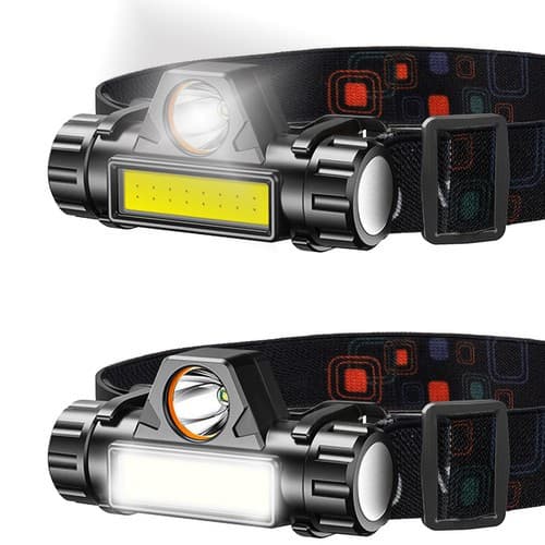 2-Pack pandelampe 4-i-1 vandtæt LED 800lm COB XOG USB