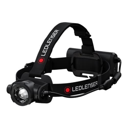 Ledlenser H15R Core - huvudficklampa - LED - vitt ljus - 6000-7500 K - svart Svart