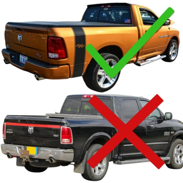 LED Baglygter til Dodge Ram 2008-2012, Plug and Play Installation, Vandtætte og Støvafvisende, Sekventiel Blinklys