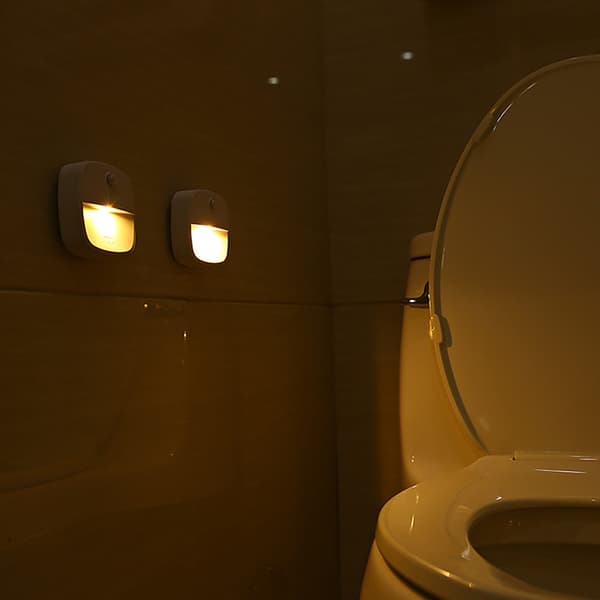 LED-nattlampa med rörelsesensor och varm belysning - 3-pack