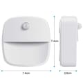 Miniatyrbild 7 av 7: LED-nattlampa med rörelsesensor och varm belysning - 3-pack