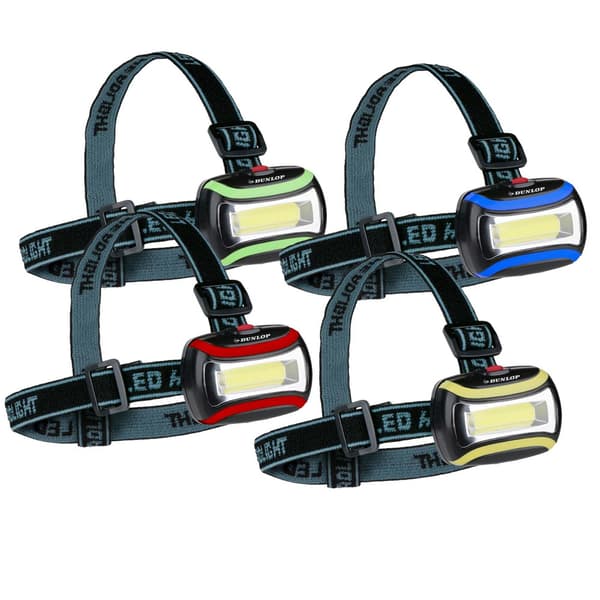 Dunlop Pannlampa med justerbart band