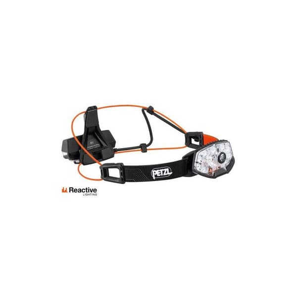 Pannlampa - Petzl - Nao RL - 1500 lumen - USB uppladdningsbar - Unisex Svart, Orange