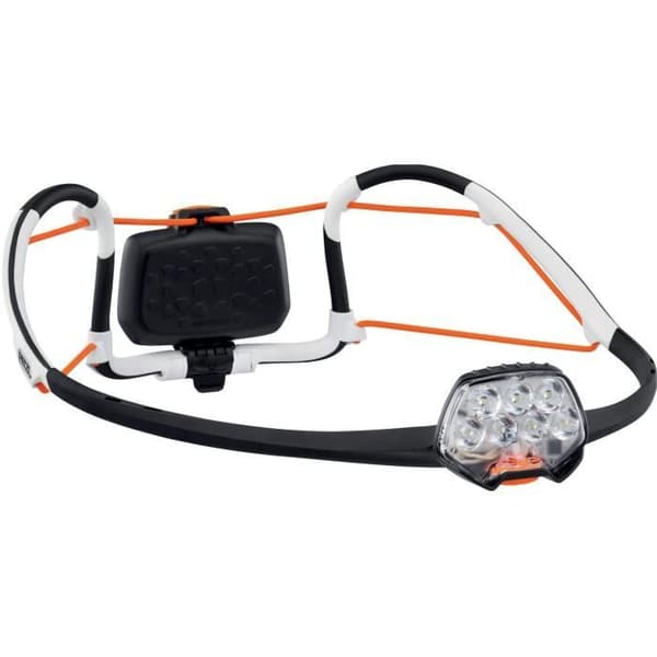 Flerstrålkastare - PETZL - IKO CORE - 500 lumen - Airfit pannband - Uppladdningsbart batteri ingår - Svart och vitt