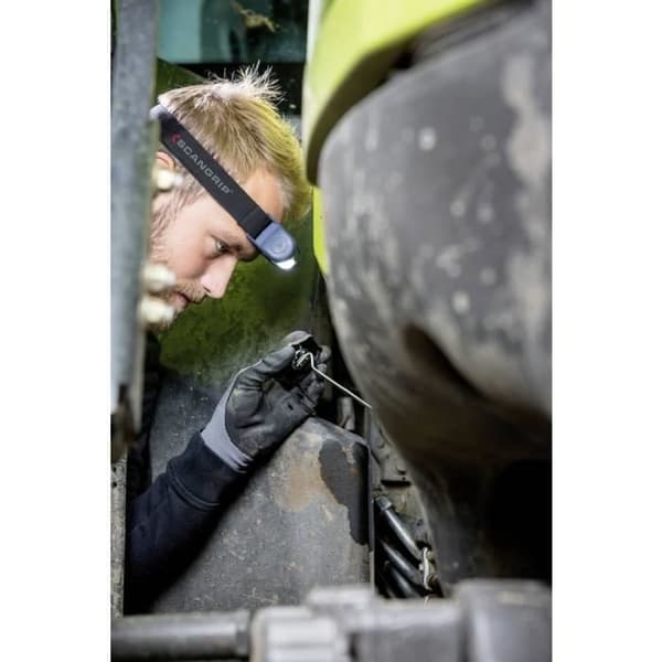 Huvudlampa - SCANGRIP - I-View - 400 lm - Batteri - Ergonomisk