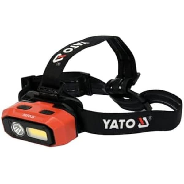 Pannlampa - YATO - YT-08594 - Svart - Batterier - Regelbundet bruk