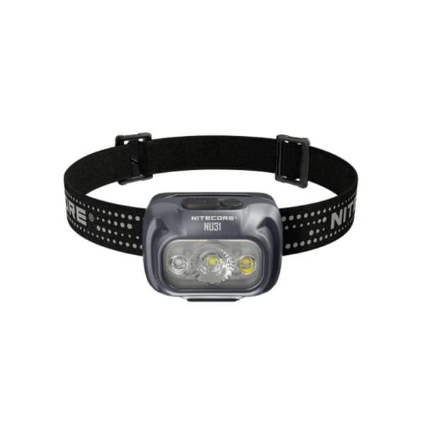 LED-pannlampa NiteCore NU31 grå med batteri 550 lm NC-NU31-GR Grå