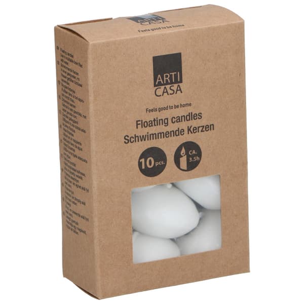 Flytande ljus med ca 3,5 timmars brinntid – 10-pack