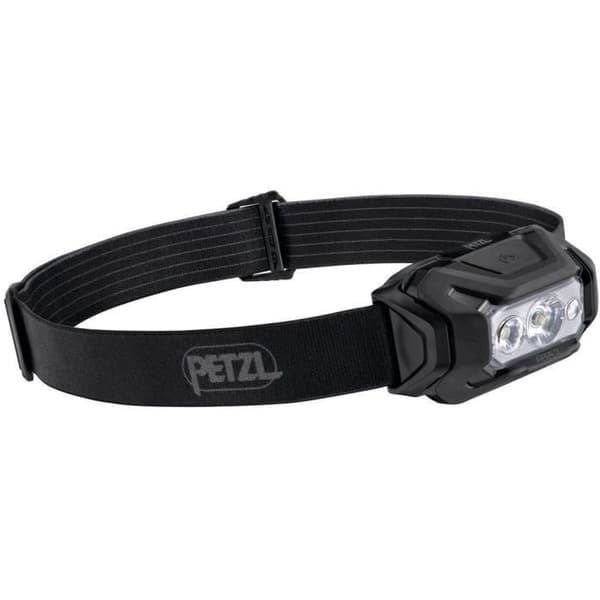 Vedenpitävä otsalamppu - PETZL - ARIA 2 - 450 lumenia - Sisältää 3 AAA/LR03-paristoa - Maastokuvio