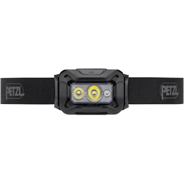 Vedenpitävä otsalamppu - PETZL - ARIA 2 - 450 lumenia - Sisältää 3 AAA/LR03-paristoa - Maastokuvio