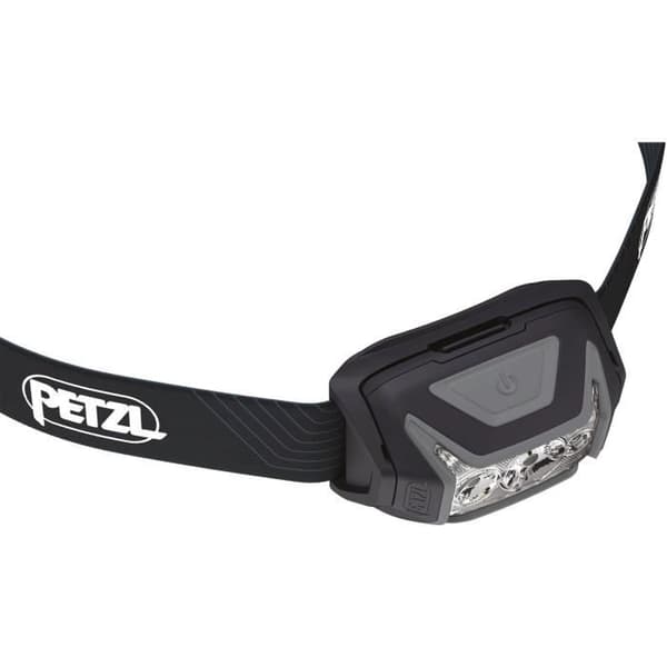Otsalamppu - PETZL - ACTIK - Juoksu / Vaellus - 450 lumenia - Sis. 3 AAA/LR03-paristoa - Harmaa