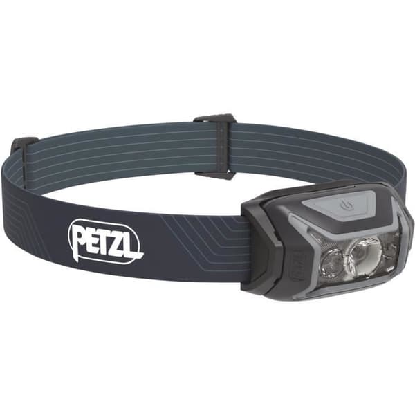 Otsalamppu - PETZL - ACTIK - Juoksu / Vaellus - 450 lumenia - Sis. 3 AAA/LR03-paristoa - Harmaa Harmaa