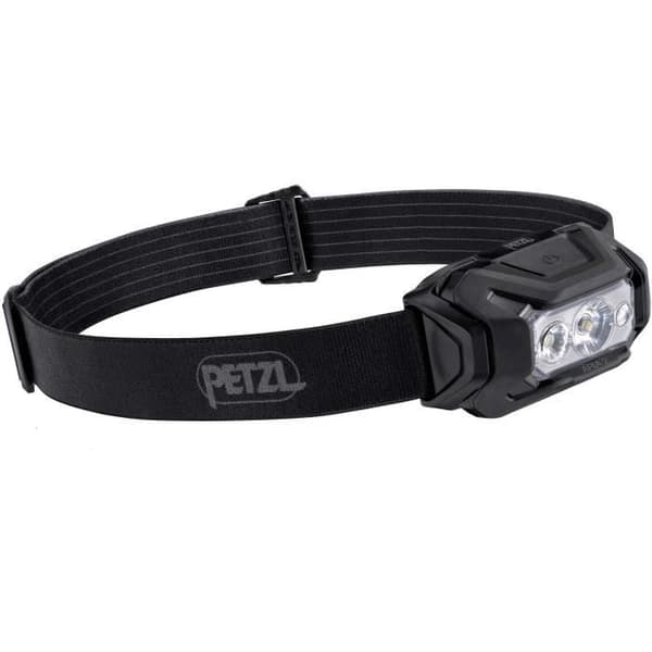 Vattentät pannlampa - PETZL - ARIA 2 - 450 lumen - Inklusive 3 AAA/LR03-batterier - Svart Svart