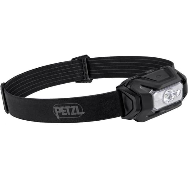 Vandtæt pandelampe - PETZL - ARIA 1 - 350 lumen - 3 AAA/LR03 batterier inkluderet - Sort
