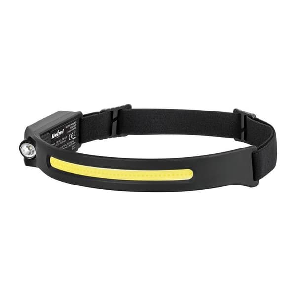Rebel huvudlampa, uppladdningsbar, 5W COB 3W LED, IPX4, URZ0935