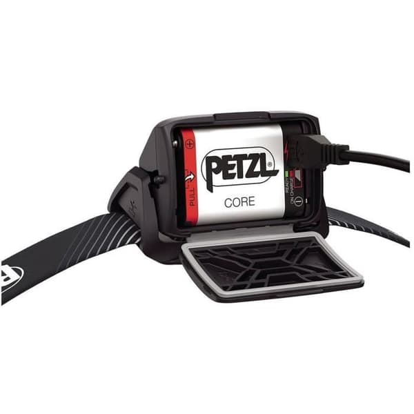 Pandelampe - PETZL - ACTIK CORE - 600 lumen - USB genopladelig - Grå